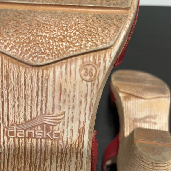 Dansko Women's Trinity Sandal Cayenne Red Comfort Size EU 38/ US 7.5-8 - Picture 12 of 12